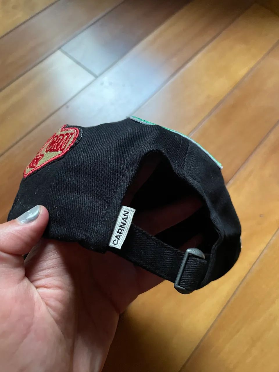 Boné Carnan 6 Panel Patches Preto - Foto 4