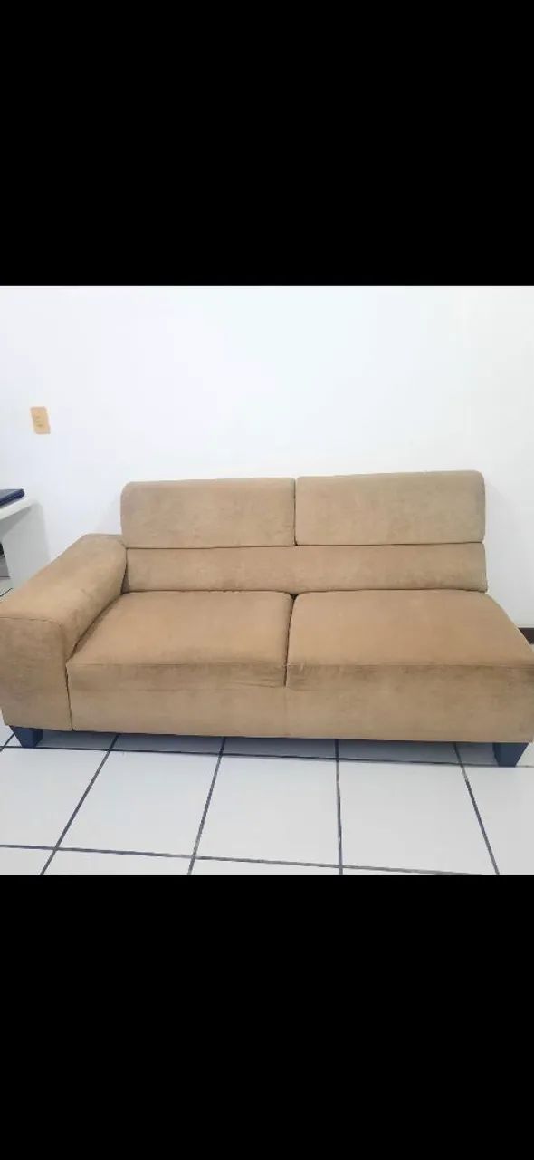 Sofá 2 lugares bege  - Foto 3