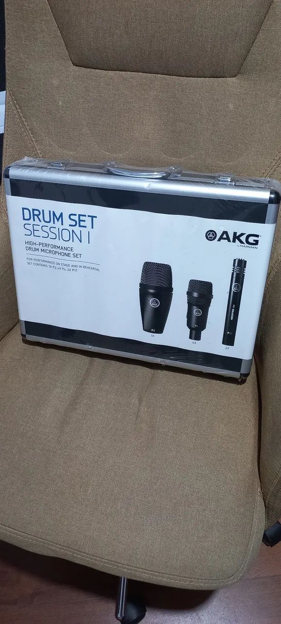 Kit de microfone para bateria akg DRUM SET SESSION 1 LACRADO!!