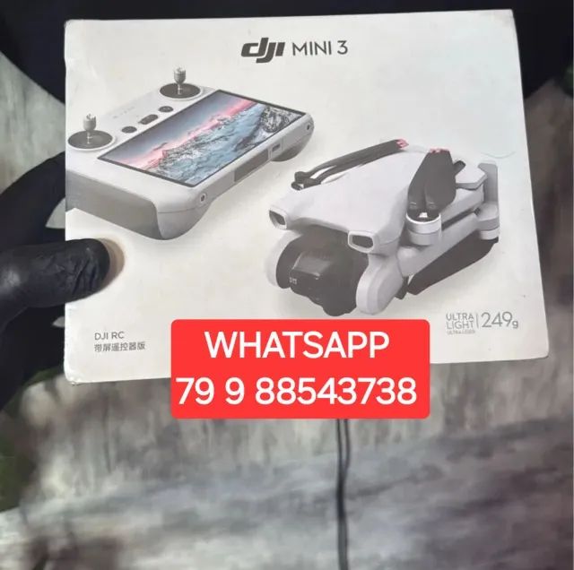 DRONE DJI MINI 3 COM TELA LACRADO + 1 ANO DE GARANTIA + NOTA FISCALLLLLLLL