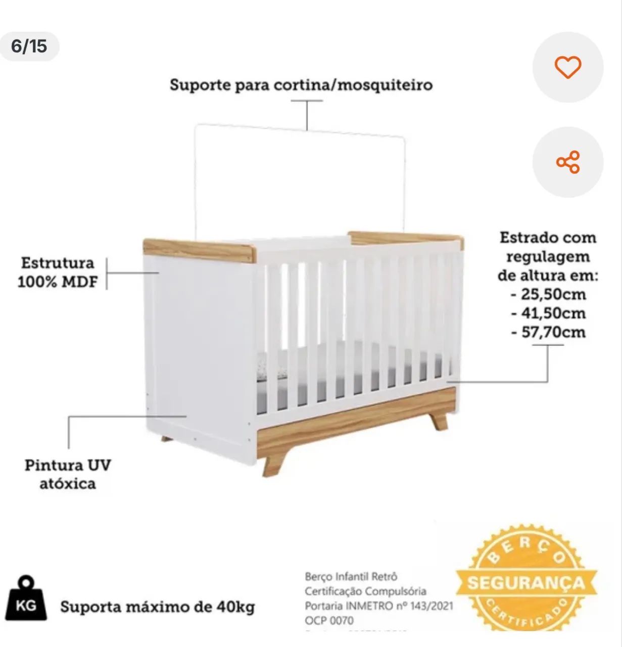 Berço/cama - Foto 2