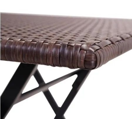 Conjunto De Varanda Jardim 3 Peças Aço Vime Rattan Premium - Foto 3