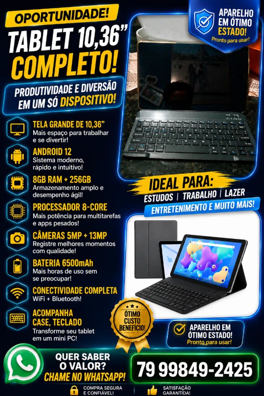 Tablet completo 10,36"