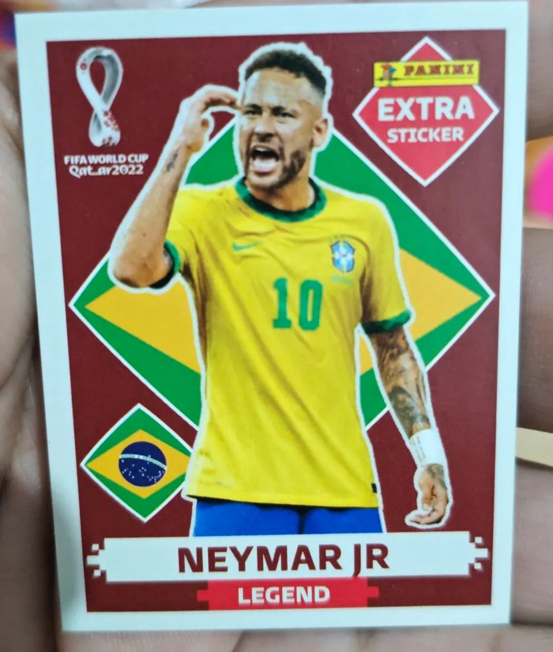 Neymar Jr. Legends Dourada, Prata, Bronze, Bordô Copa22 - Foto 4