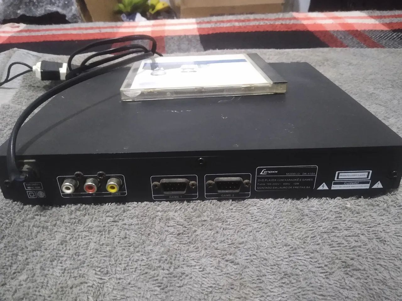 DVD Player Lenoxx, modelo DK-415A, com controle  - Foto 2
