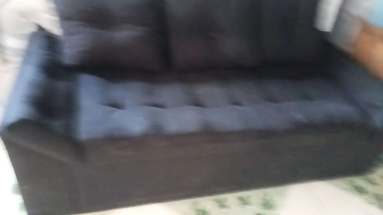 Sofá preto - Foto 2