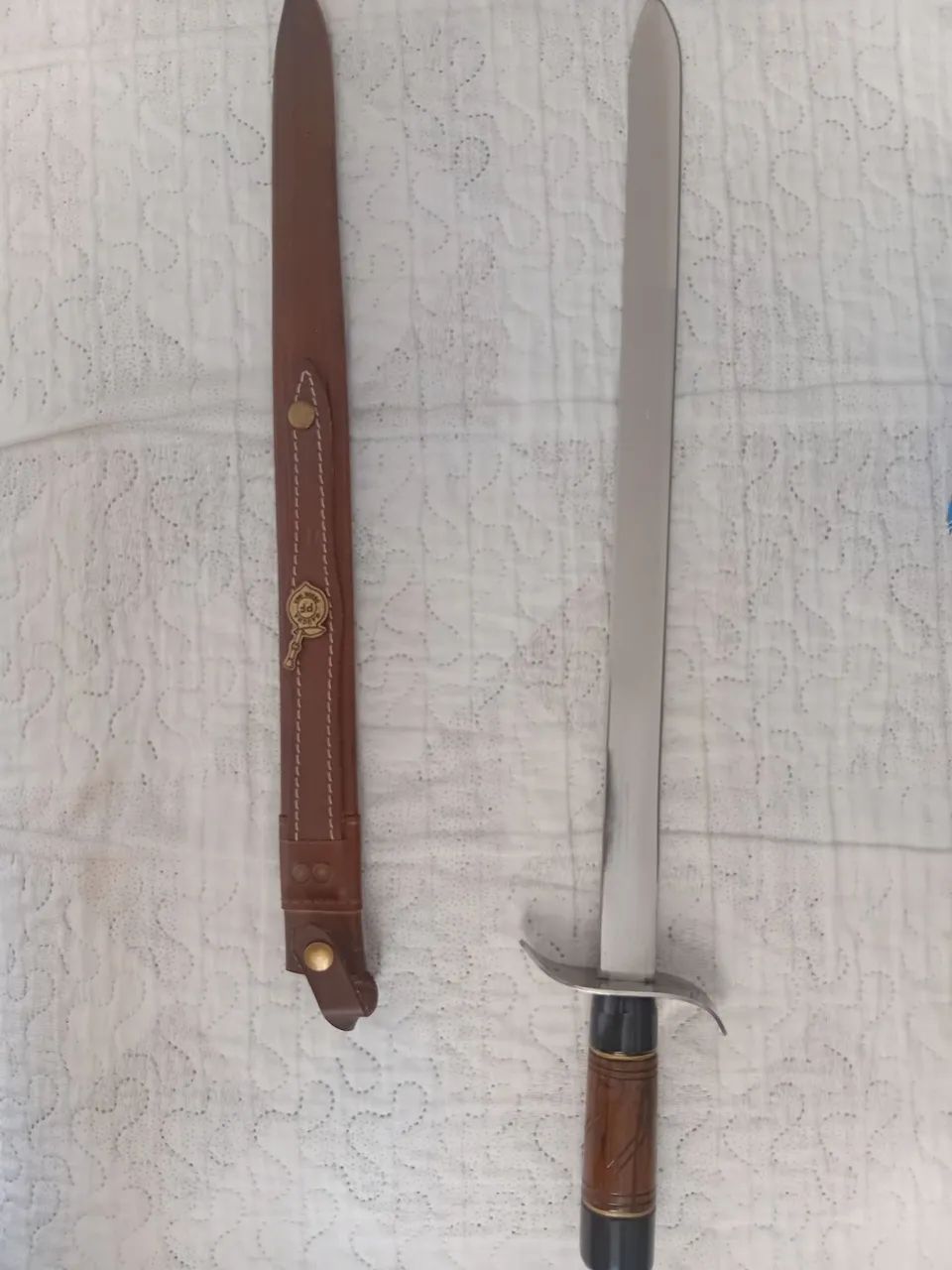 Faca gaúcha 45 cm de lâmina em aço carbono