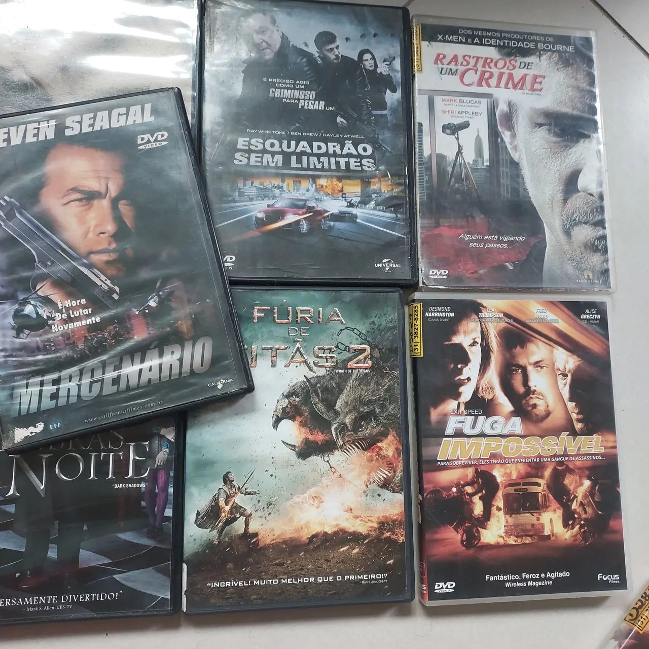 Lote 9 DVDs 55 reais ou 10 cada - Foto 3