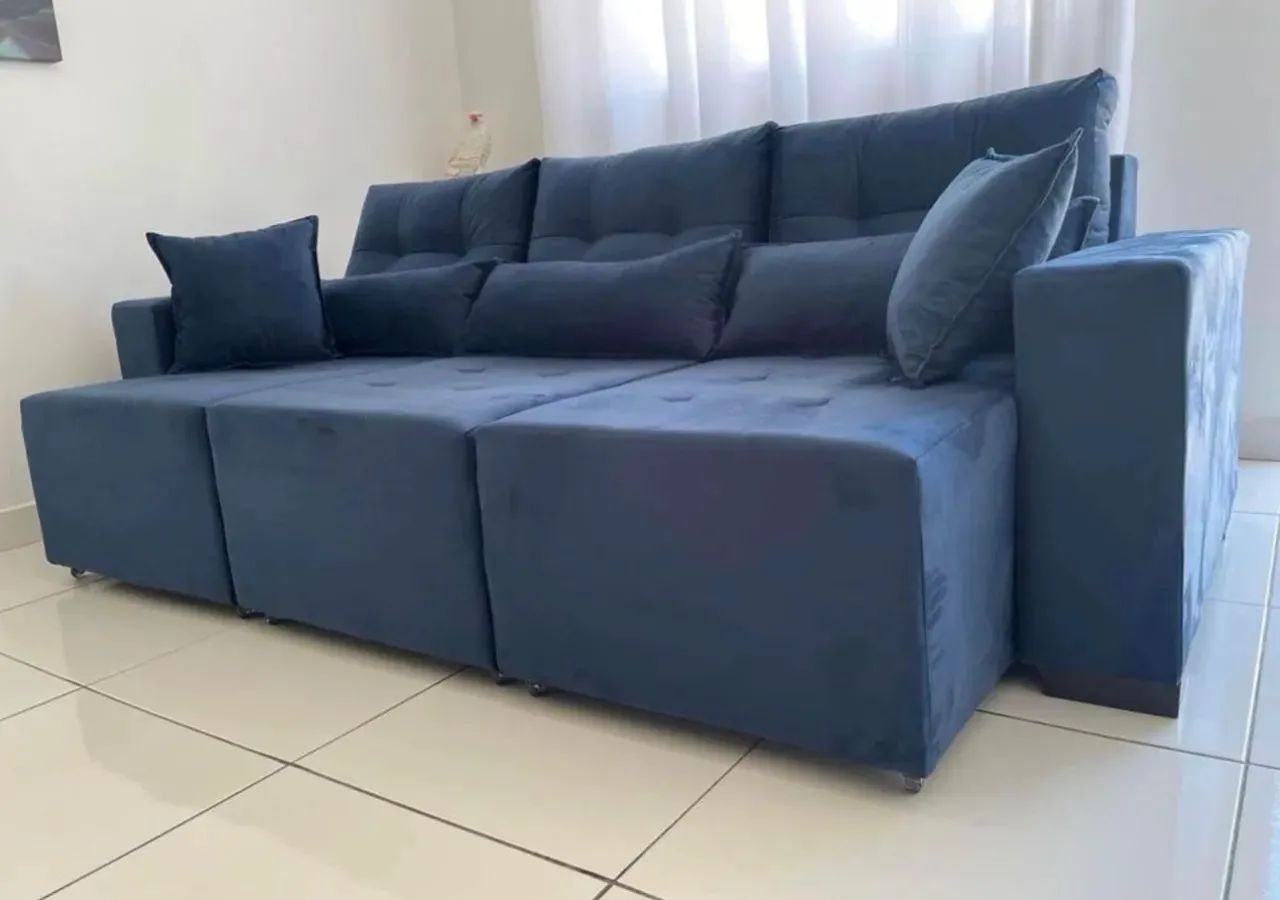 Sofá retrátil modelo 3 Lugares  - Foto 4