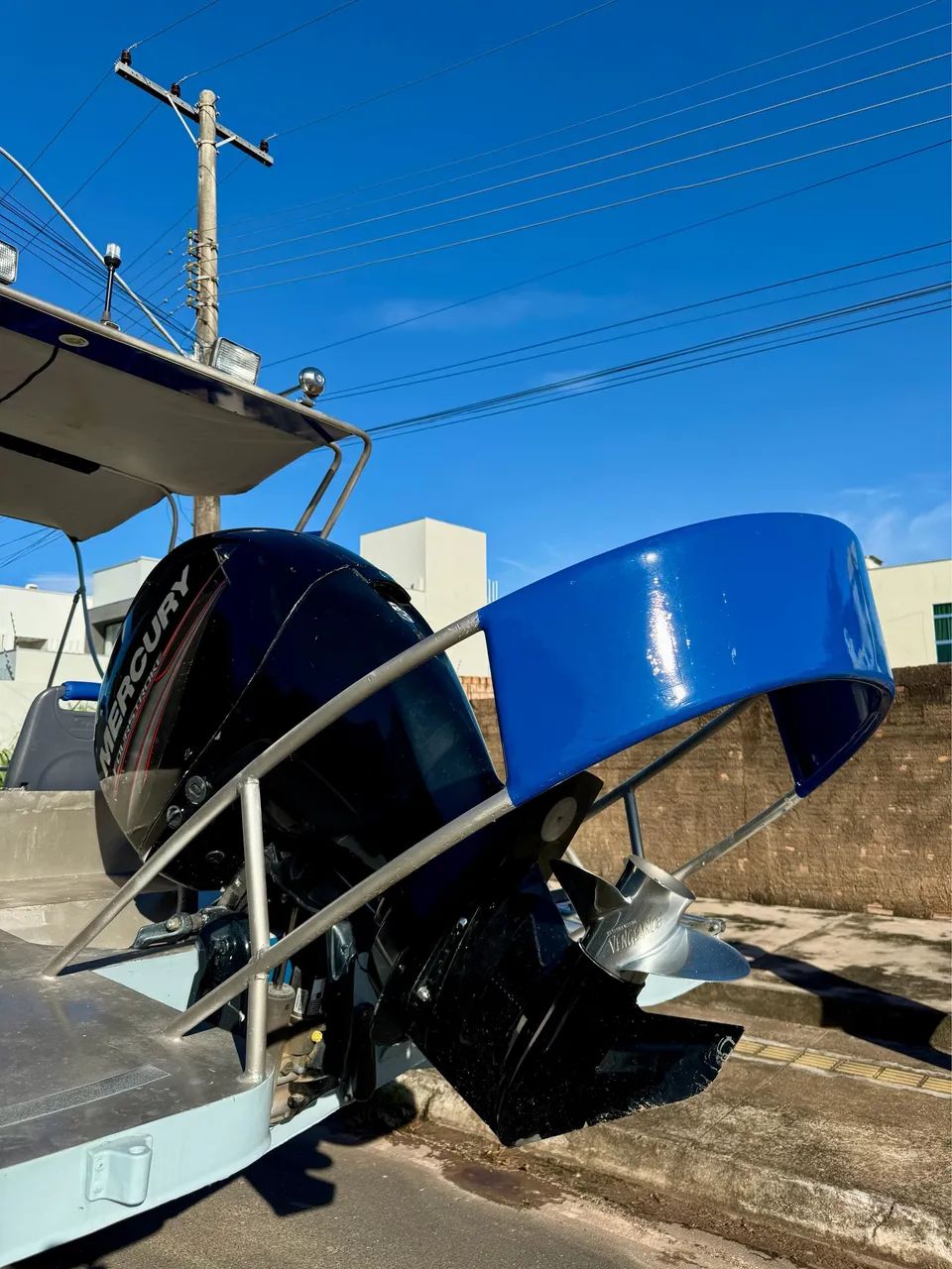 Lancha de alumínio com motor 150HP - Foto 5