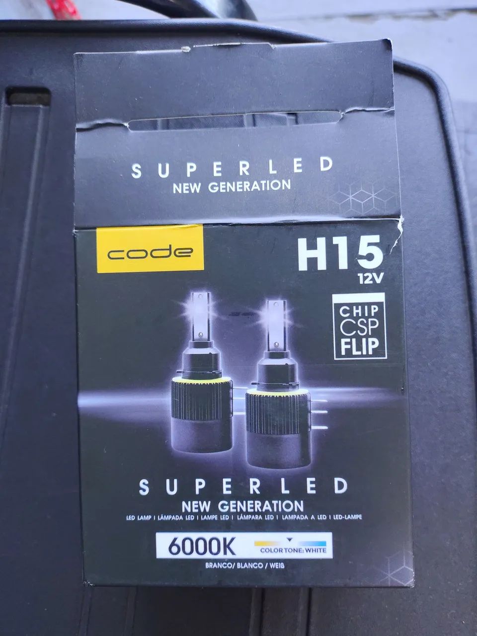 Par lâmpada H15 Super LED 6000k code
