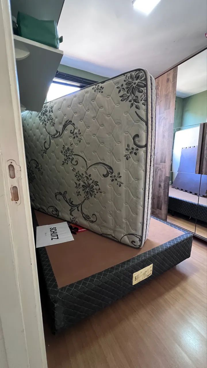Cama box casal mais colchão Ecoflex - Foto 5