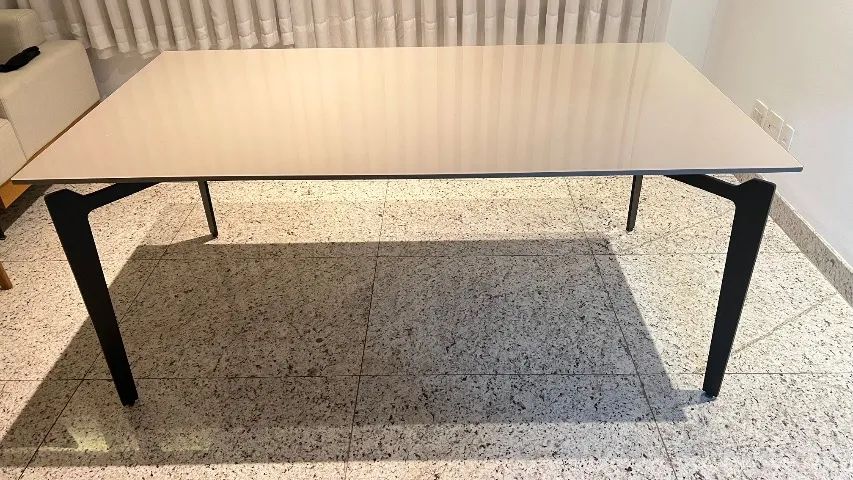 Mesa de jantar prima linea com 6 cadeiras  - Foto 5