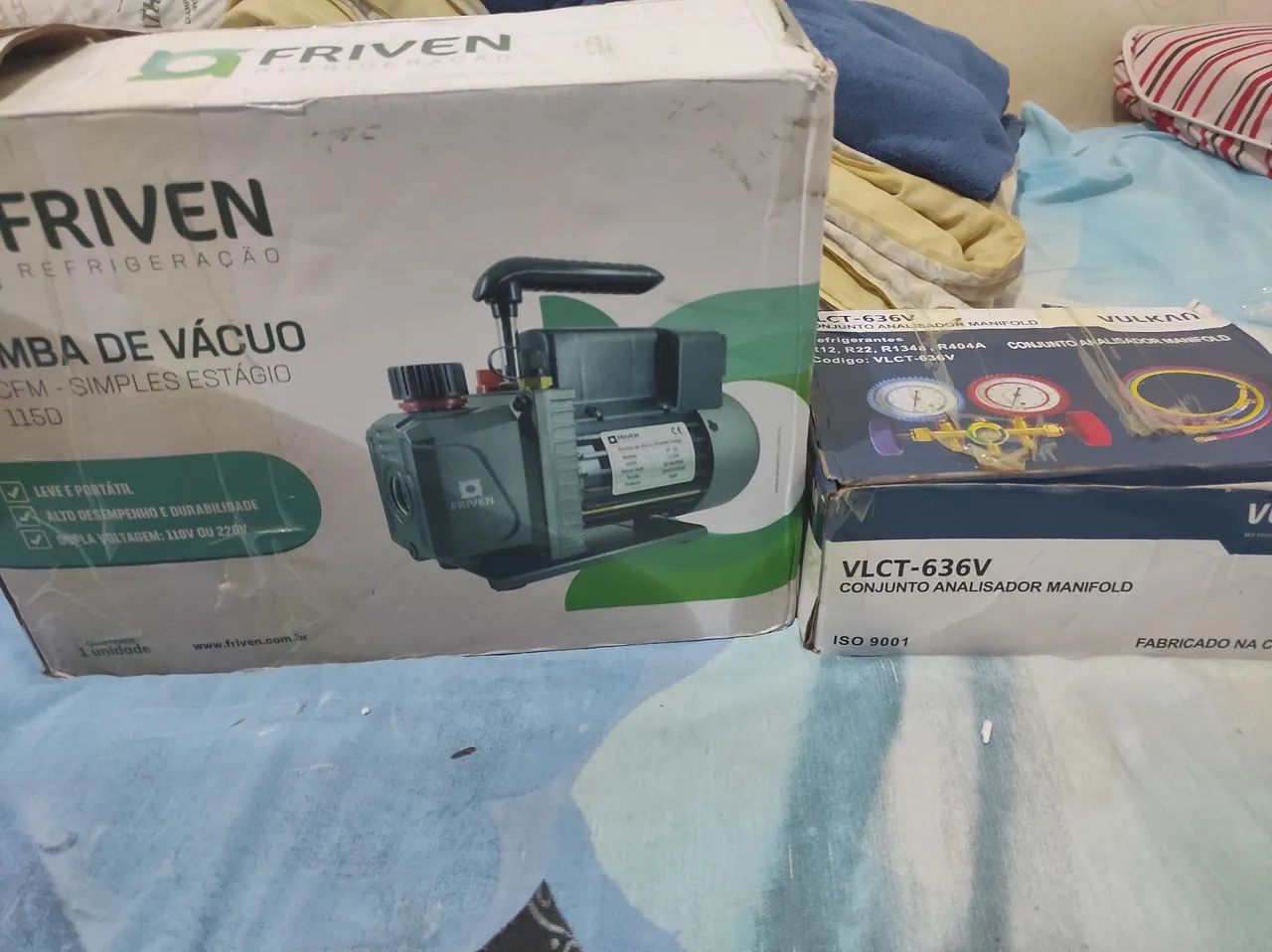 Kit completo para instalação de ar e reparo