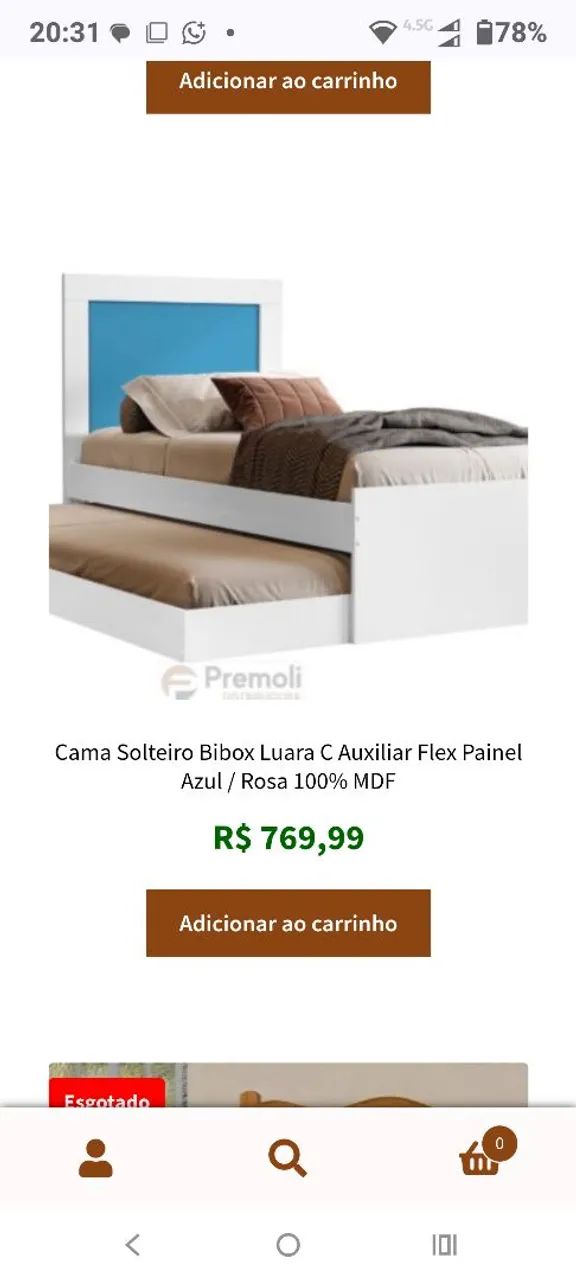 cama solteiro com auxiliar  - Foto 2