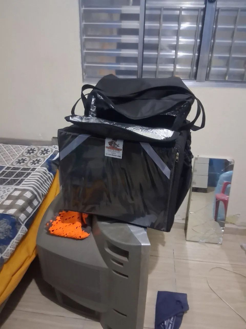 Bag para entregador nova.pouco uso termica .