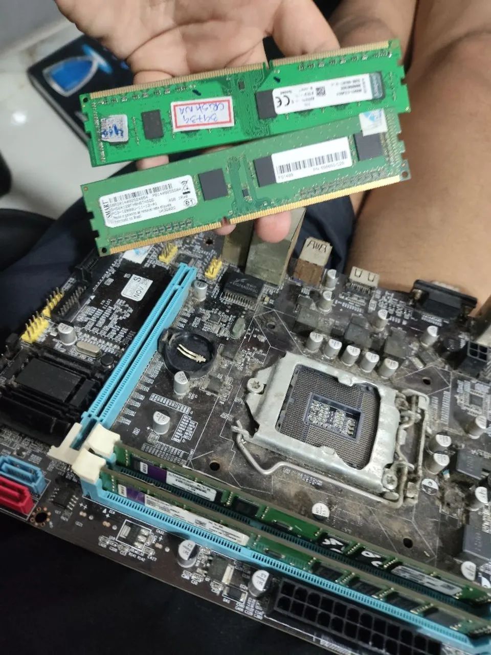 Memória ram e placa mãe 