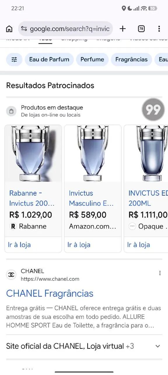 Paco Rabanne Invictus 200 Ml