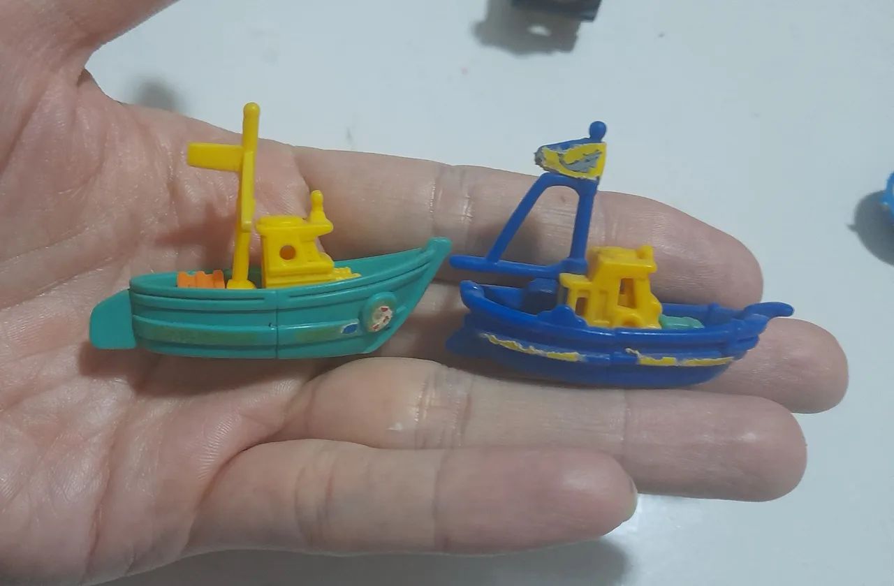 6 miniaturas de embarcações barcos anos 90 - Foto 4