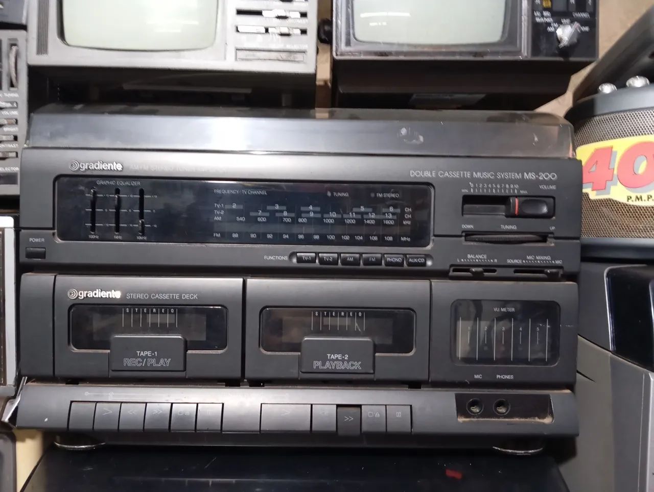 Som gradiente retro toca fitas  - Foto 5