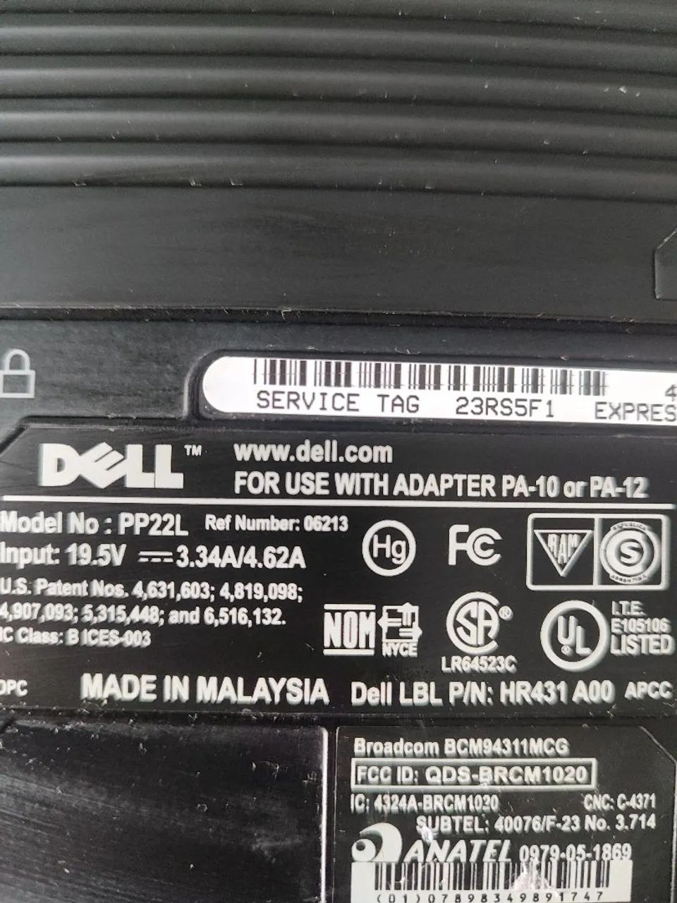Carcaça notebook Dell. - tela teclado base - Foto 5