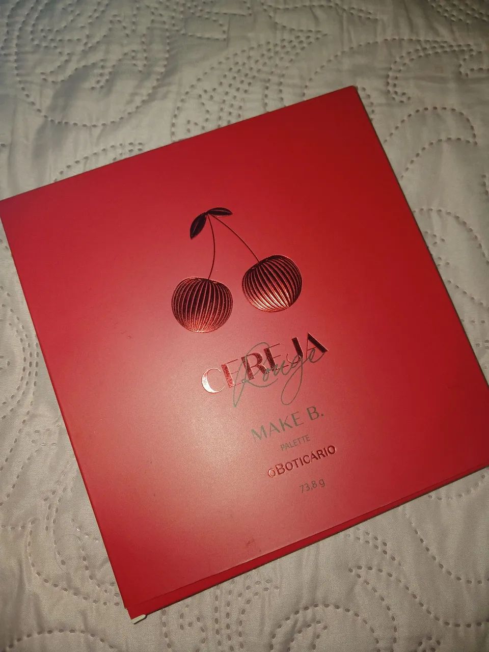 Paleta multifuncional O Boticário Cereja Rouge