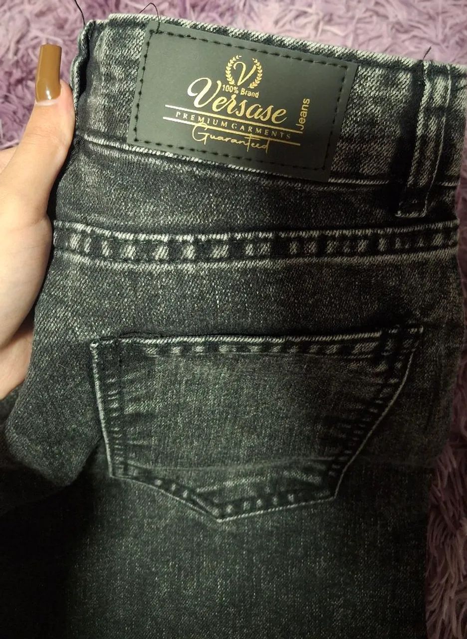 Calça Jeans Wide Leg com Brilho - Foto 5