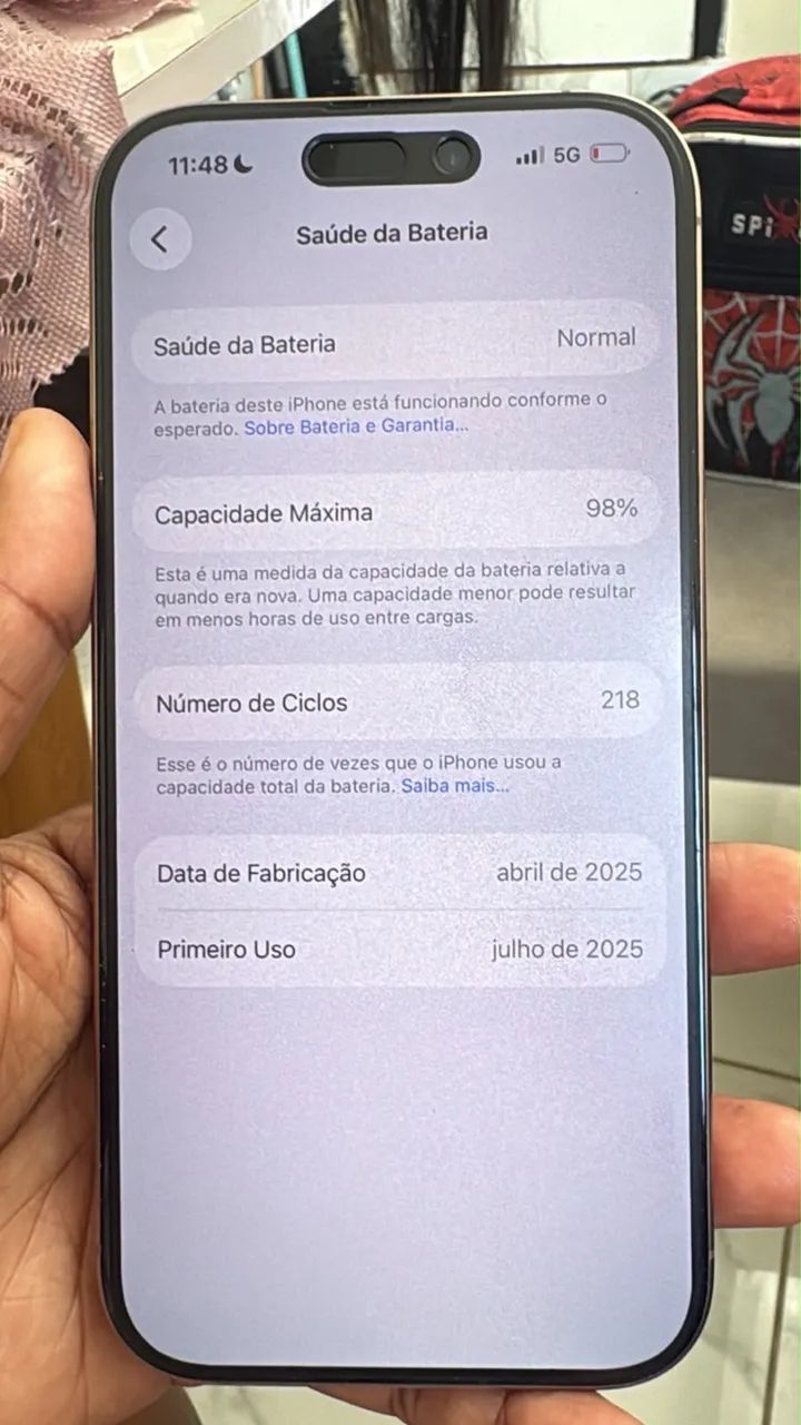 Celular iPhone 16pro 128gb - Foto 5