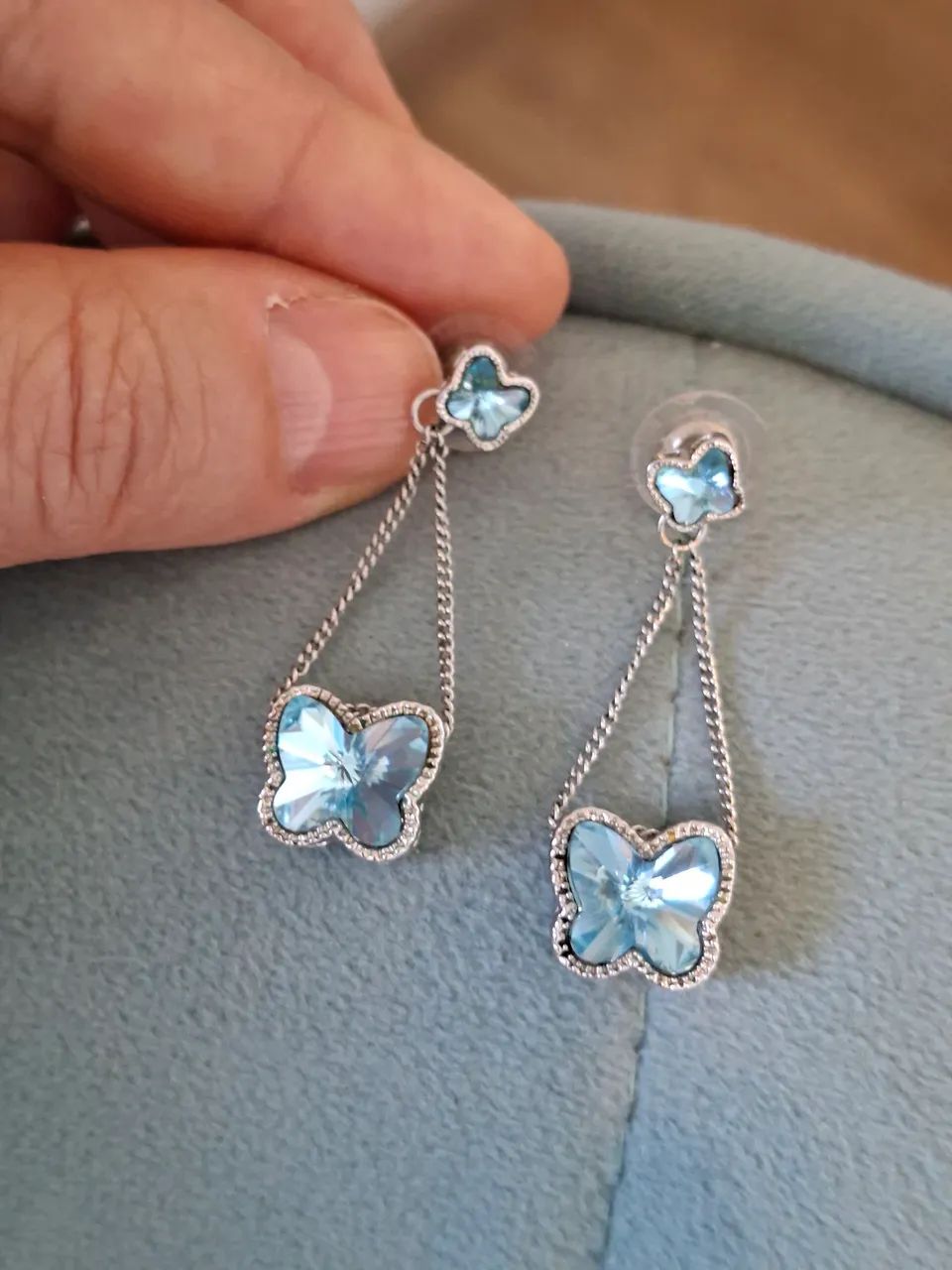 Brincos pedras swarovski  - Foto 2
