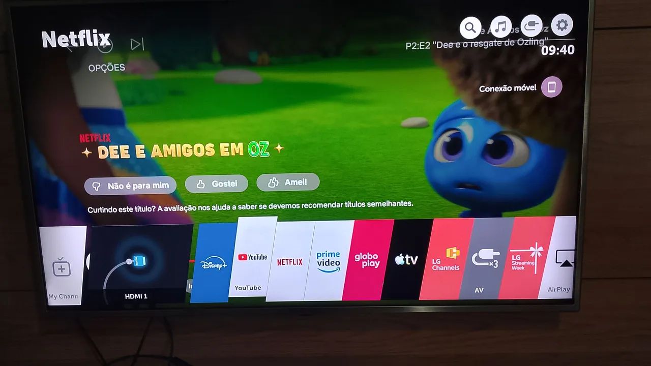 TV LG 65 polegadas com defeito | ideal para técnico ou retirada de peças