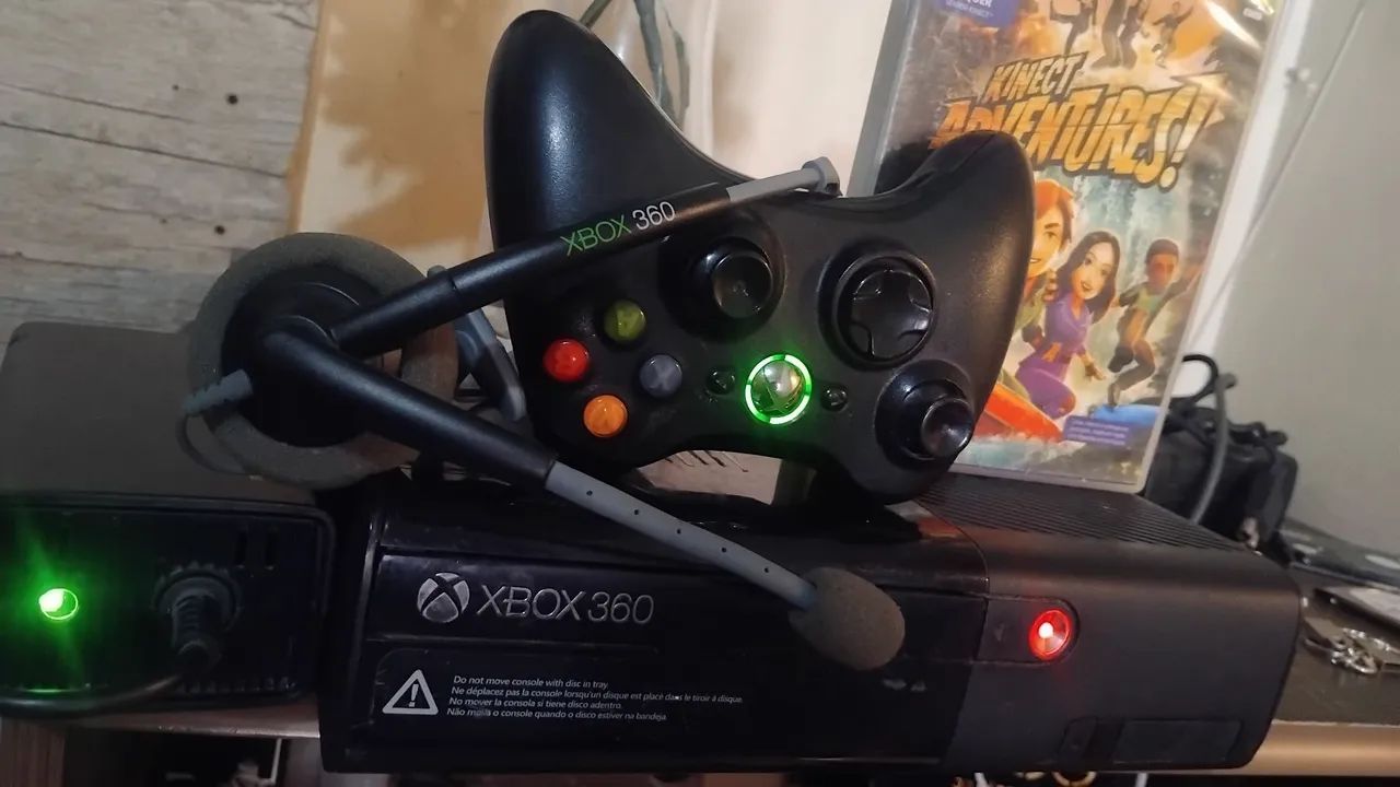 Xbox Super Slim Com Luz vermelha Completo  - Foto 2