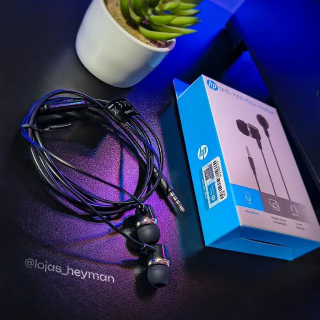 Fone de Ouvido HP DHE-7000 P2 com Microfone Som Estéreo alta qualidade - Foto 3