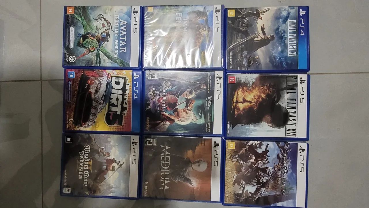 Jogos Ps4 e Ps5