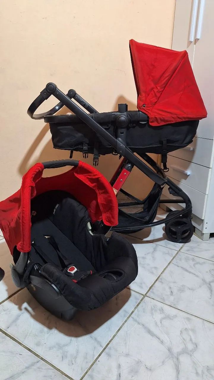 Carrinho Moisés + bebe conforto  - Foto 2