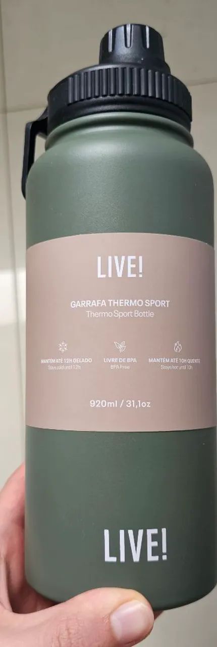 Garrafa Térmica 920 ml LIVE!