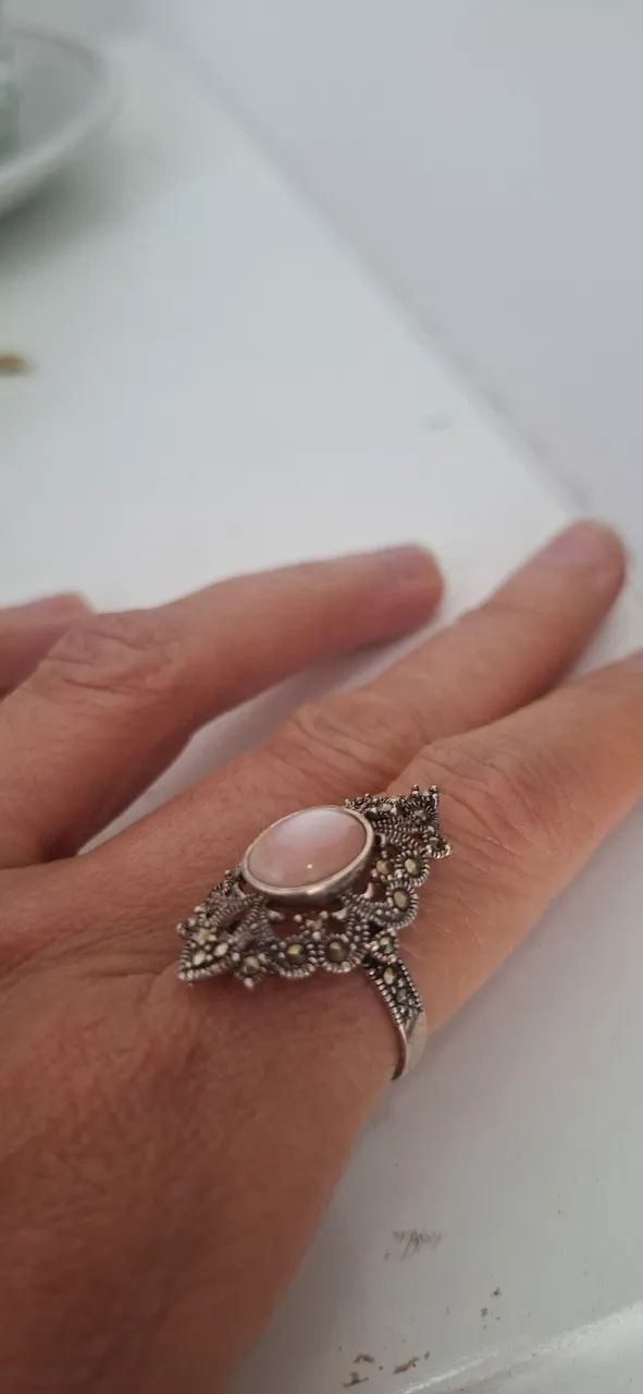 Anel de Prata Com Pedra