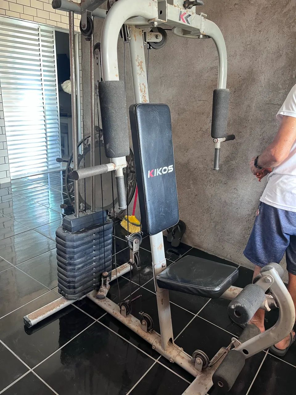 Estação de musculação multifuncional com elíptico  - Foto 4