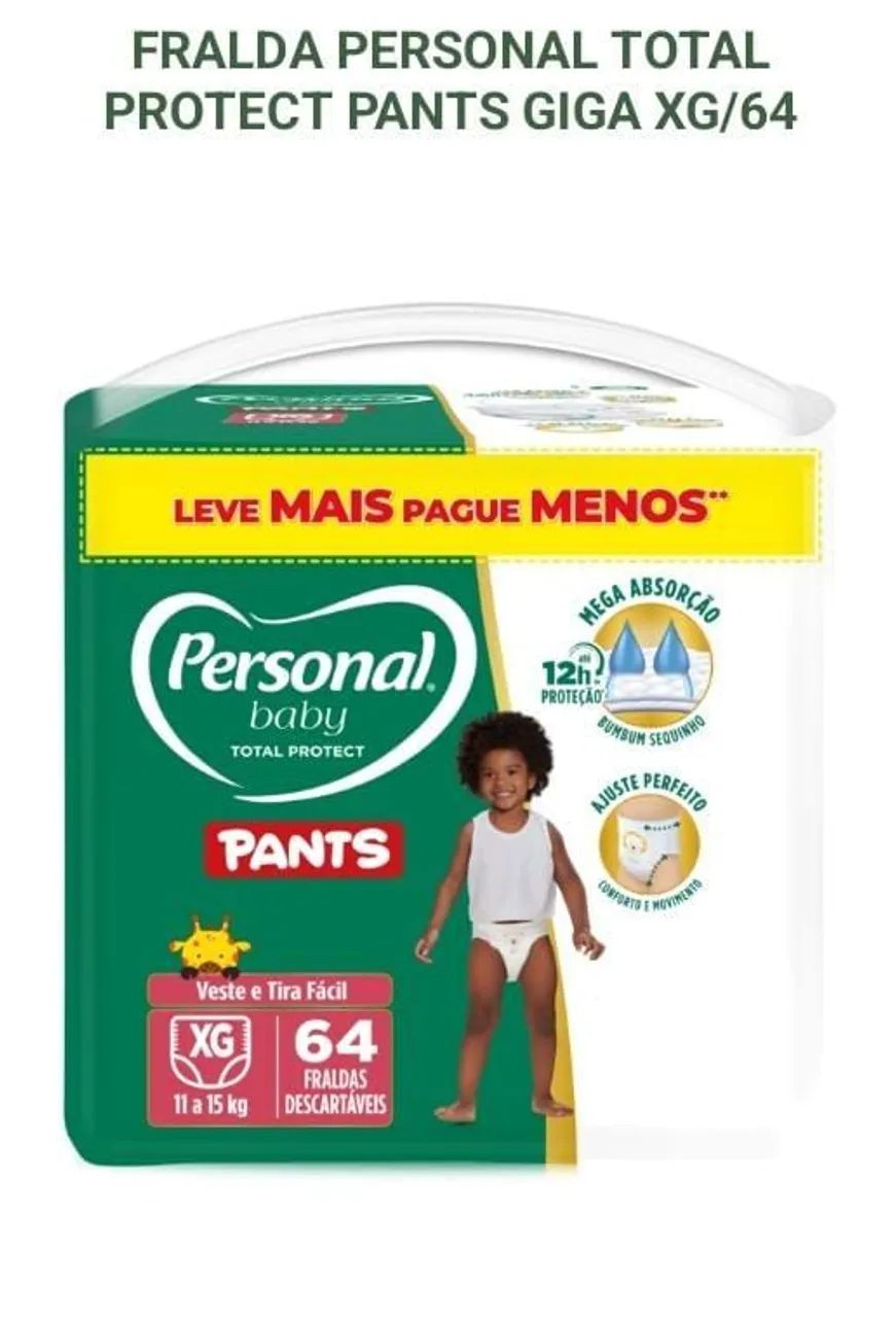 Fralda personalizada XG