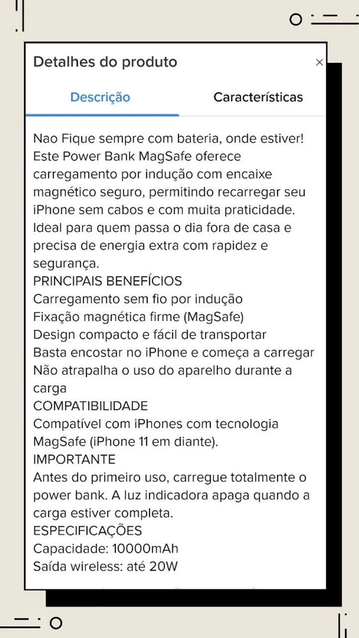 Carregando magnético de iPhone novo  - Foto 5