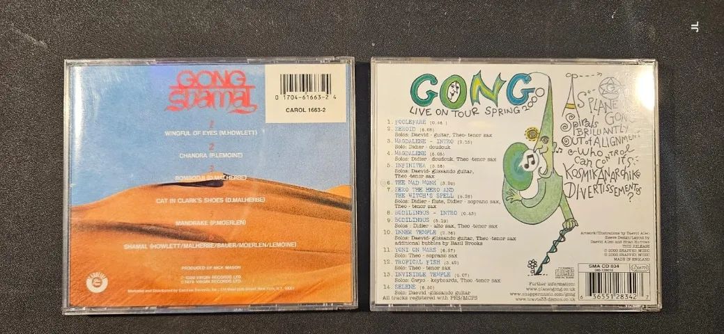 CDs Gong - Rock Progressivo - Shamal (1975) + Live 2 Infinitea - Foto 4