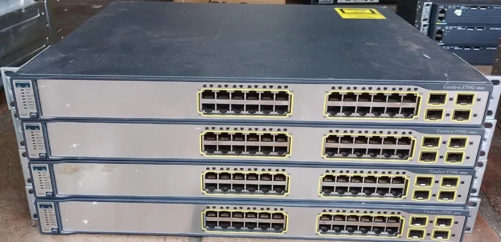 Switch Cisco 3750G  24x1G 4sfp 