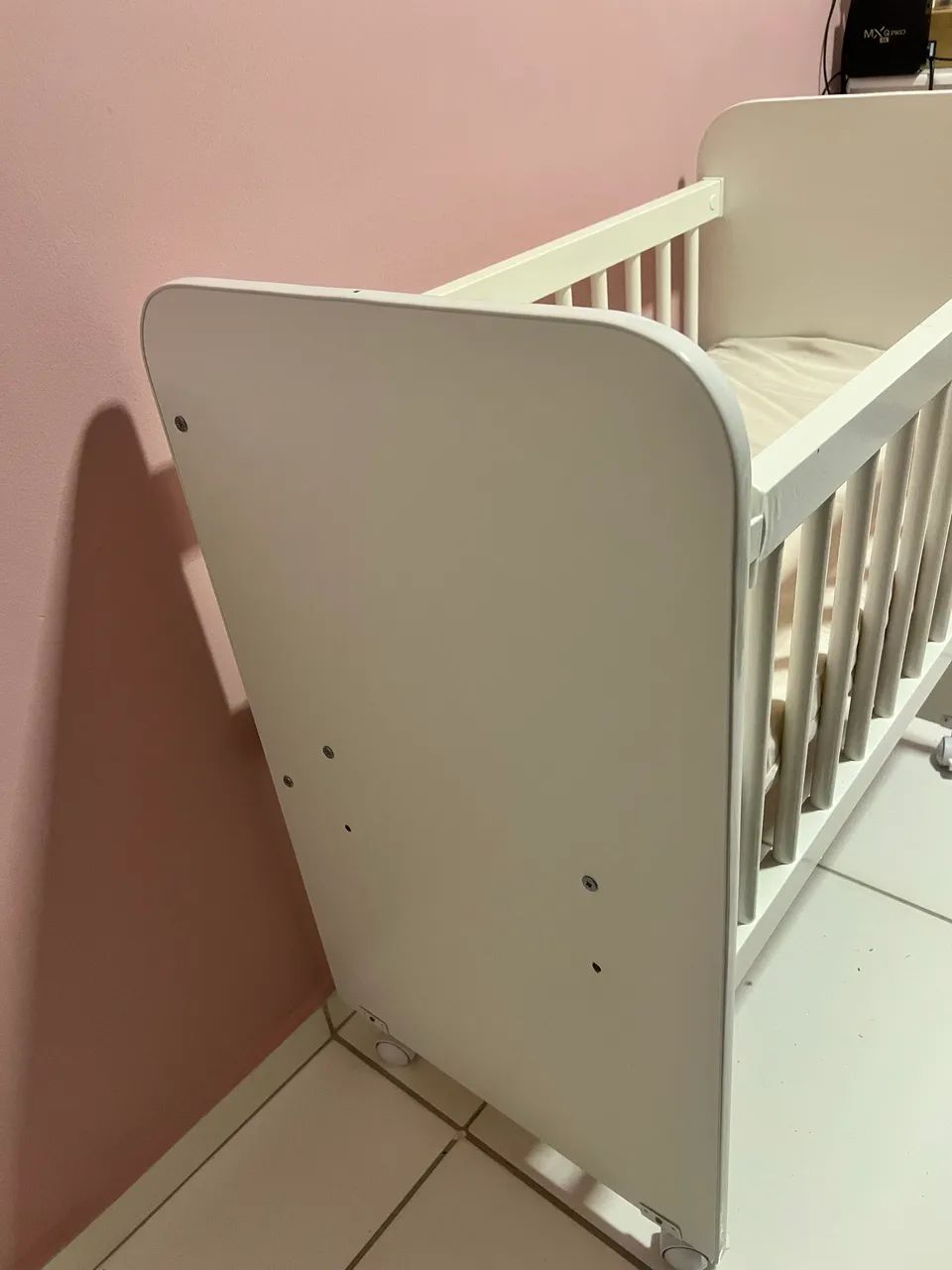Mini berço com colchão  - Foto 2