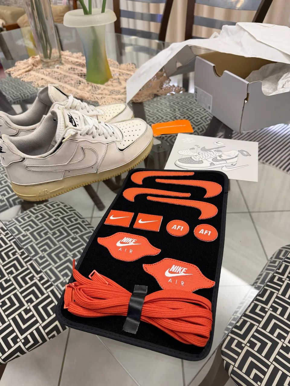 Nike Air Force 1/1 Cosmic Clay (velcro troca cor) TAM 39 - Foto 5
