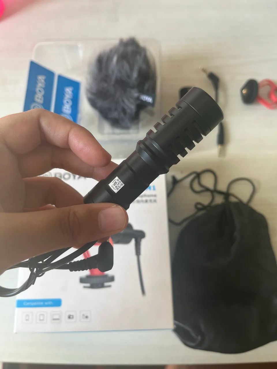 VENDO MICROFONE BOYA BY-MM1 - ÓTIMO PREÇO 