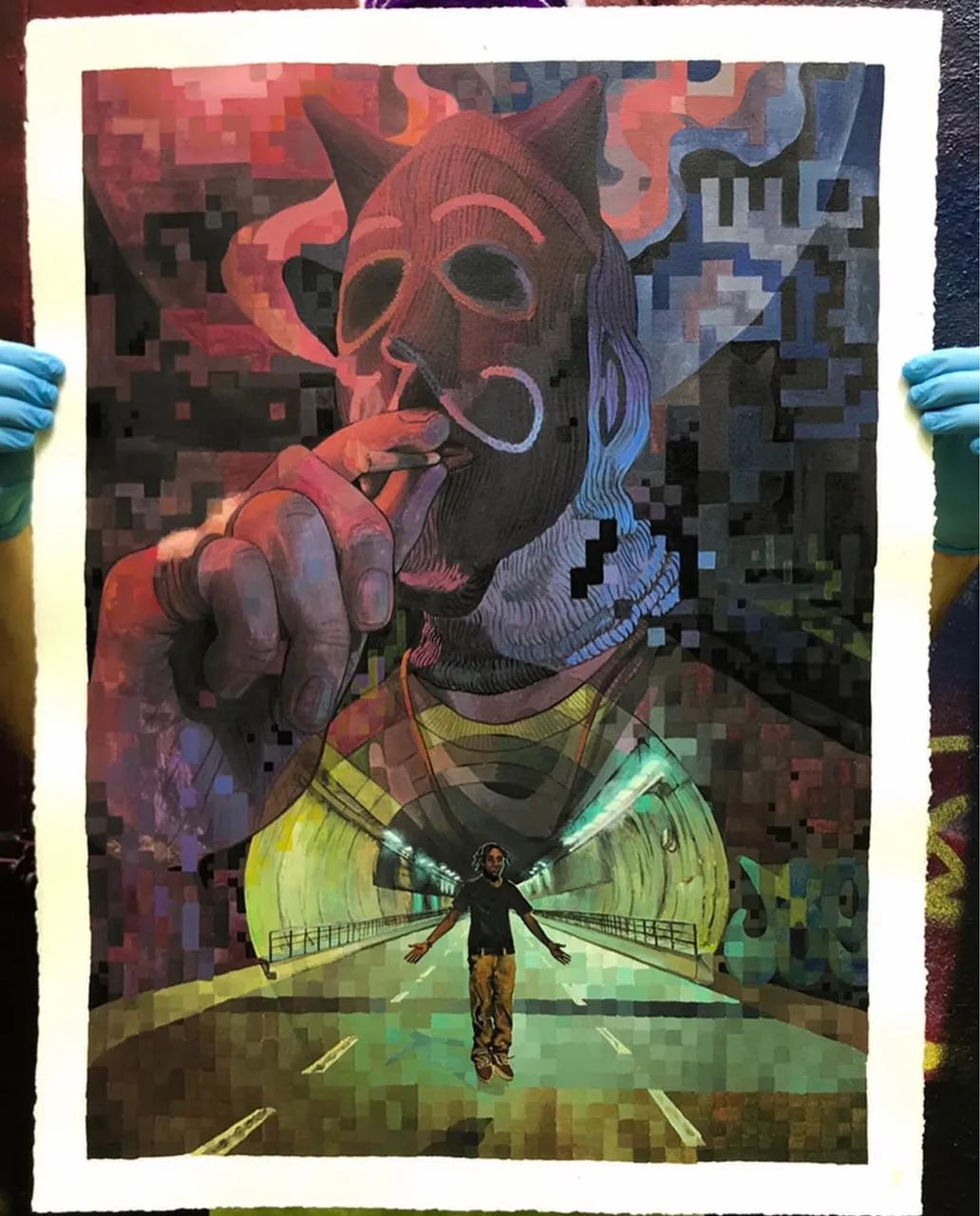 Print datamosh 