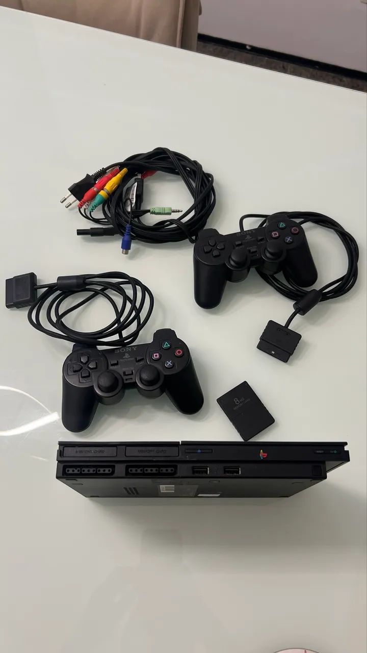 Sony PlayStation 2 Slim Standard Black - Foto 3
