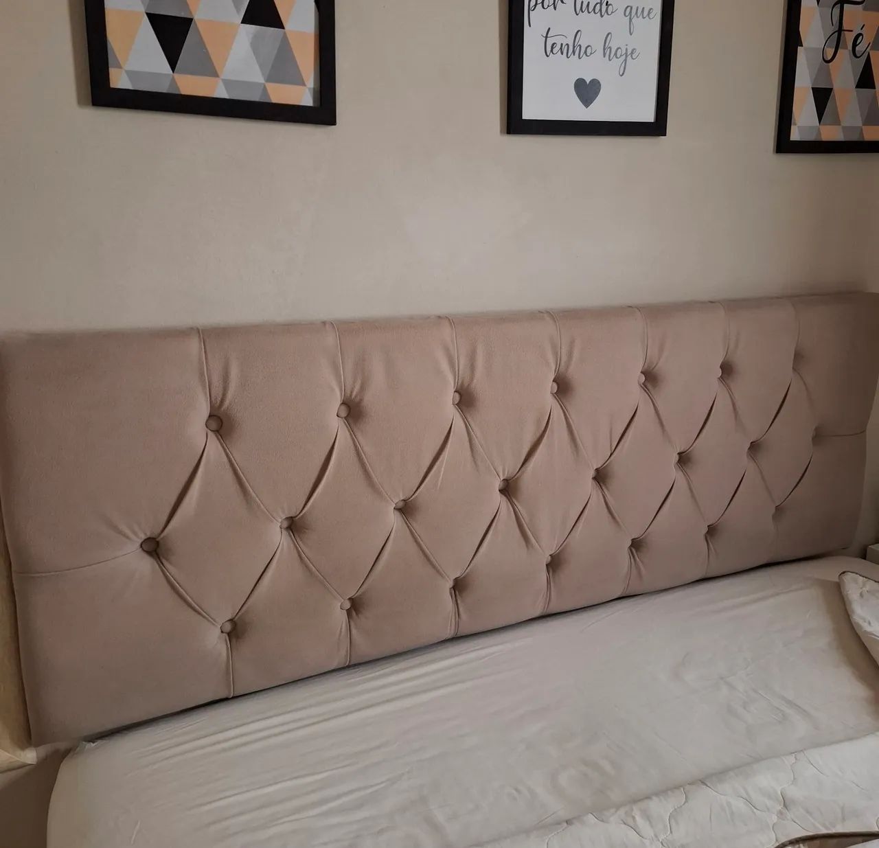 Cabeceira cama queem 