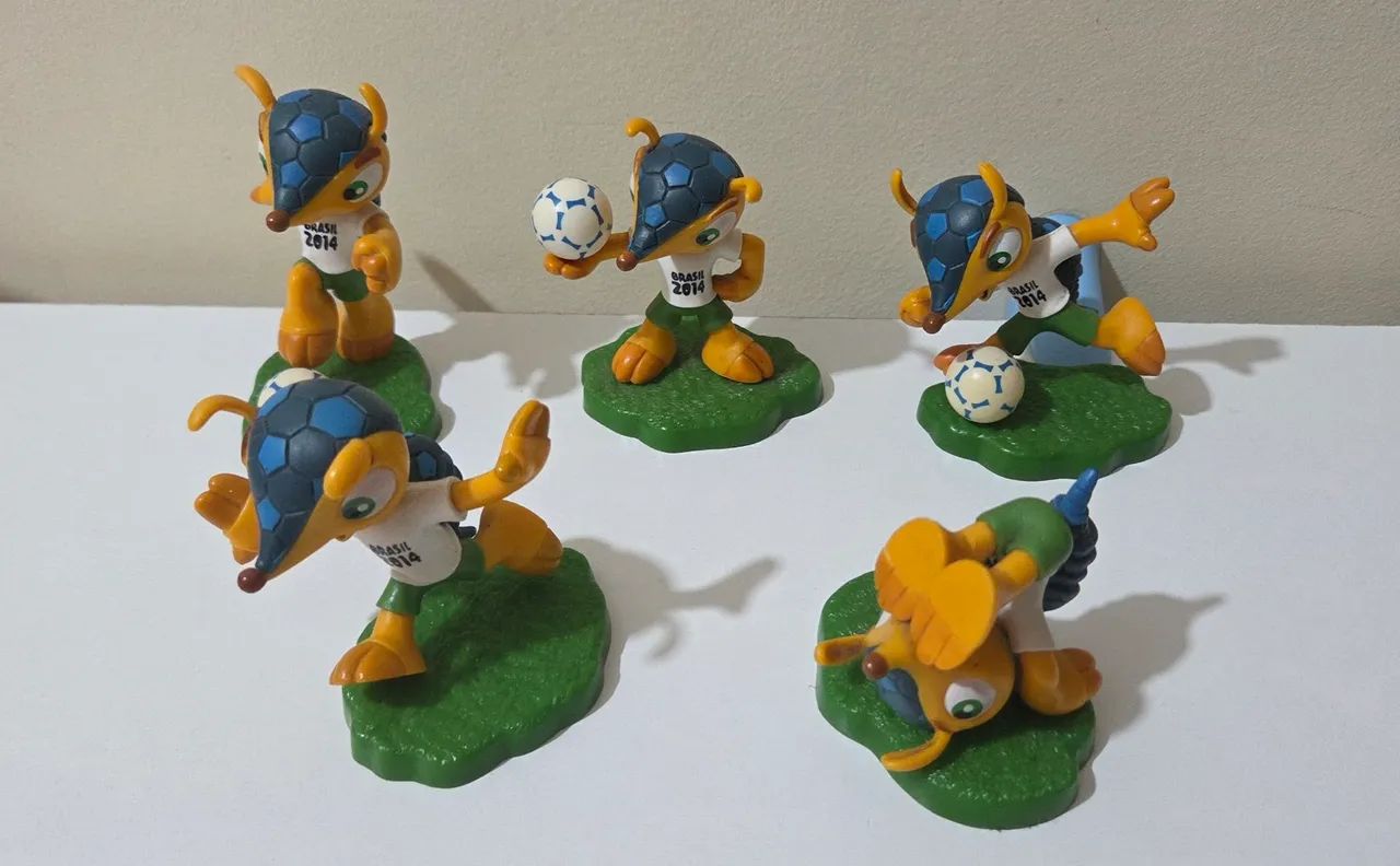 Miniaturas do Mascote Copa 2014 (RARIDADE)