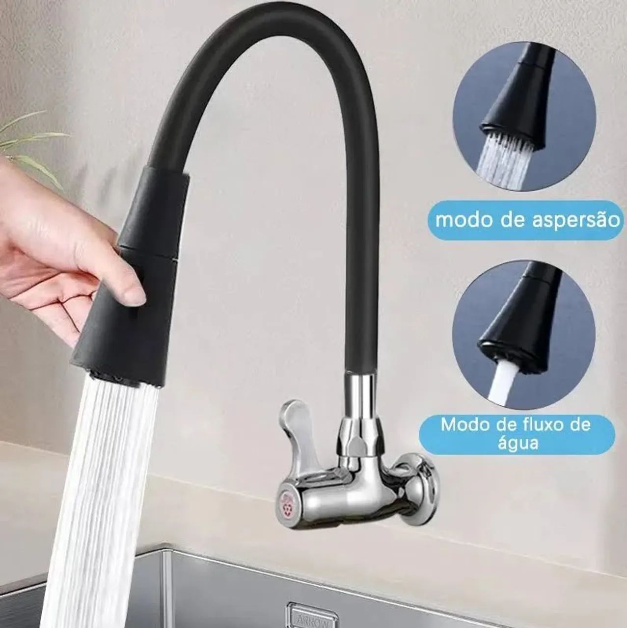 ? TORNEIRA FLEXÍVEL