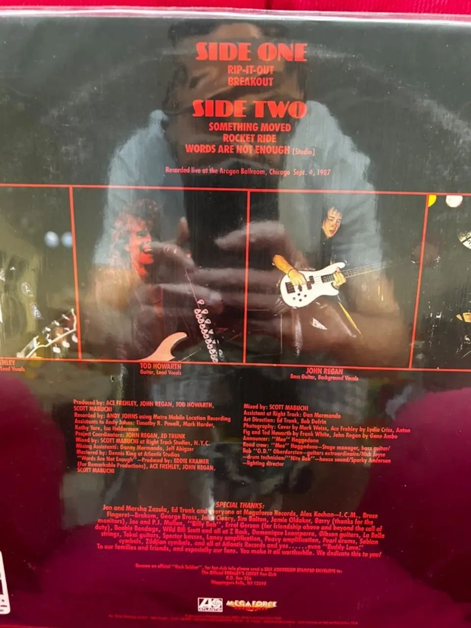 Vinil Frehley's Comet Live+1 (1988) (Usado) - Foto 2